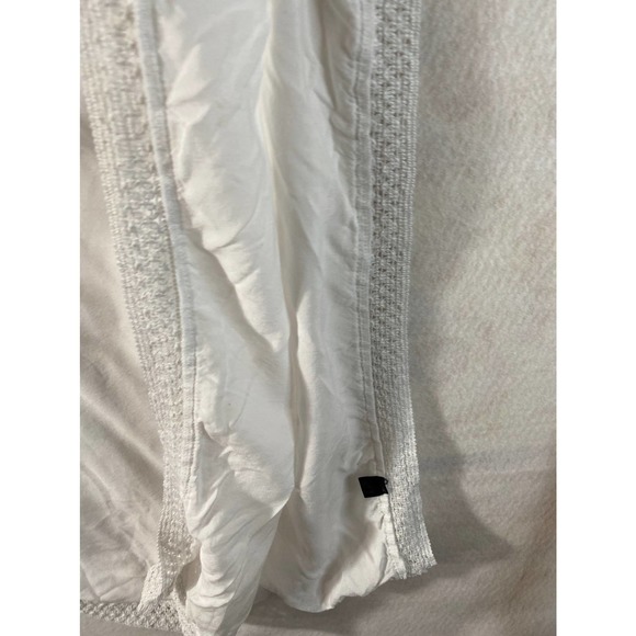 Boho Peasant Pom-Pom White Long Sleeve V-Neck Blouse One Size - Picture 4 of 7